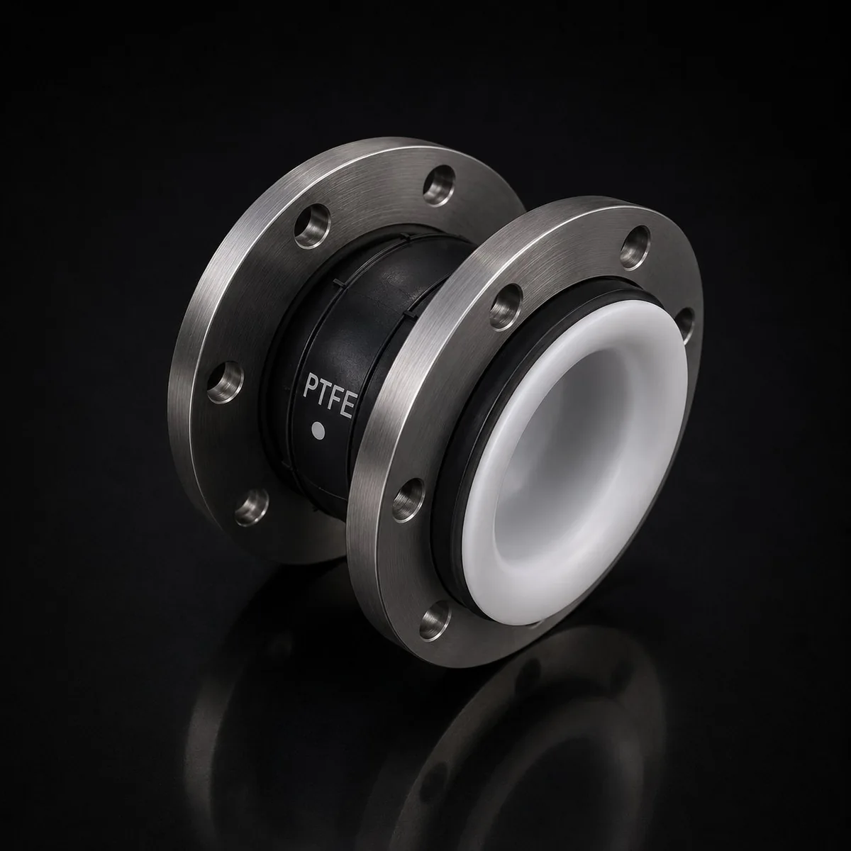 Резиновый компенсатор PTFE Ду32 фланцевый